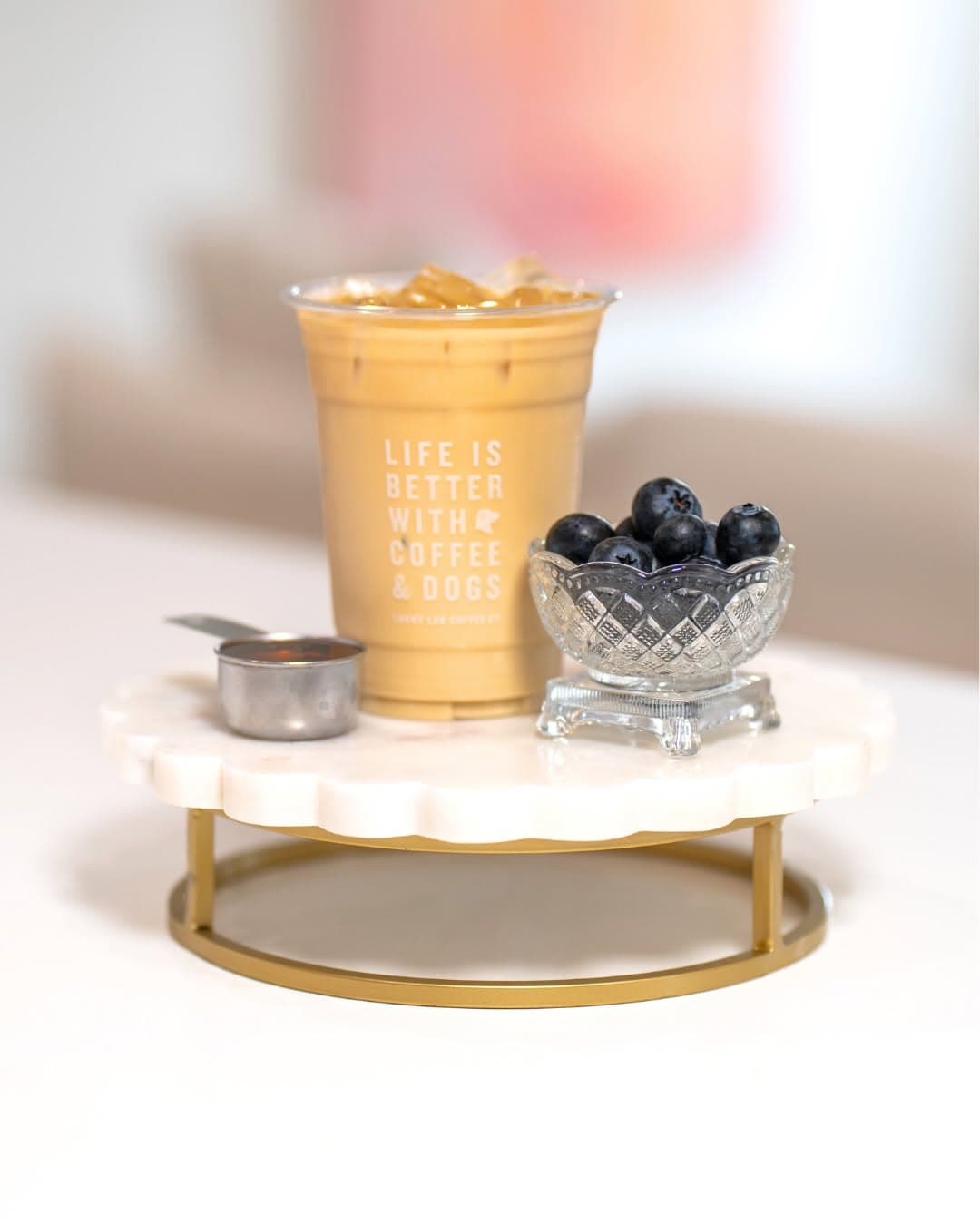 Honey Blueberry Latte at Lucky Lab Coffee Co. — 1 of 2