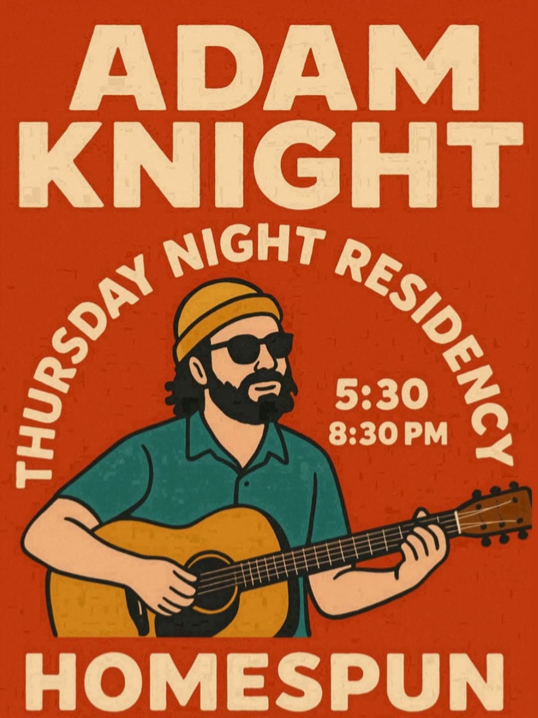 Live Music with Adam Knight at Homespun Kitchen and Bar — 1 of 5