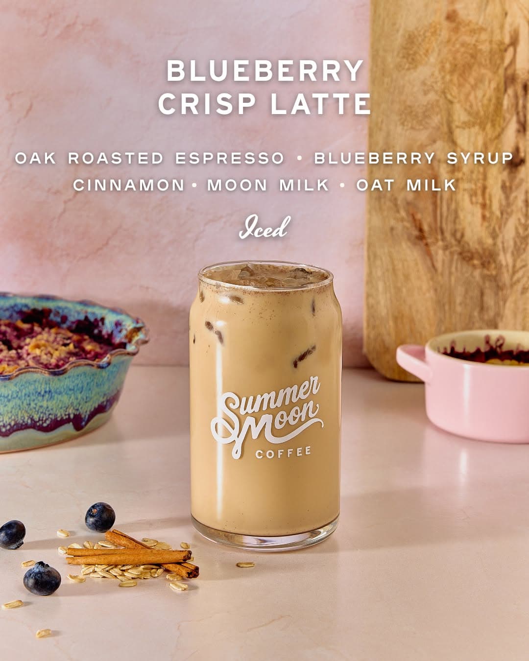 Blueberry Crisp Latte at Summer Moon Coffee — 1 of 2