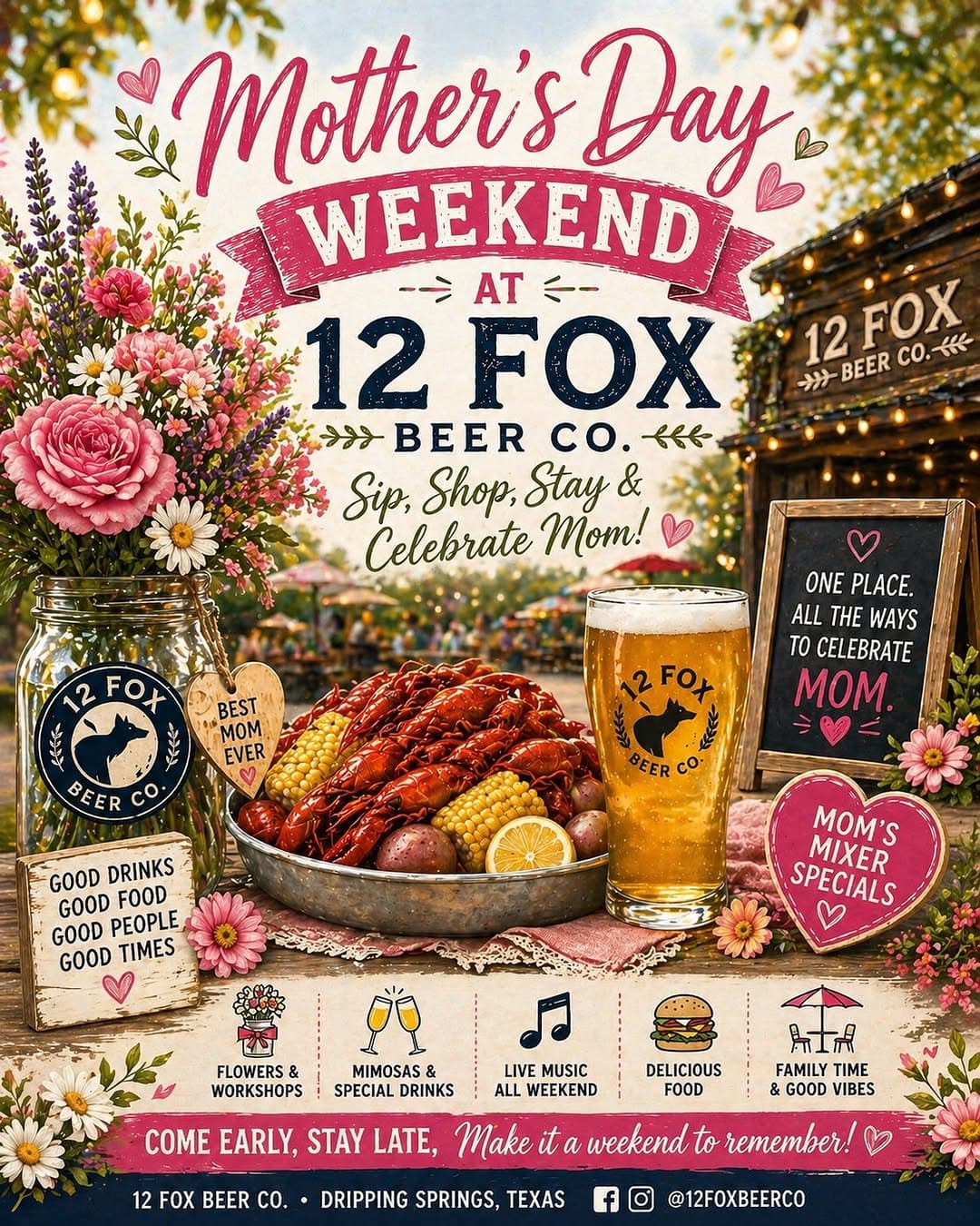 Mothers Day Weekend at 12 Fox