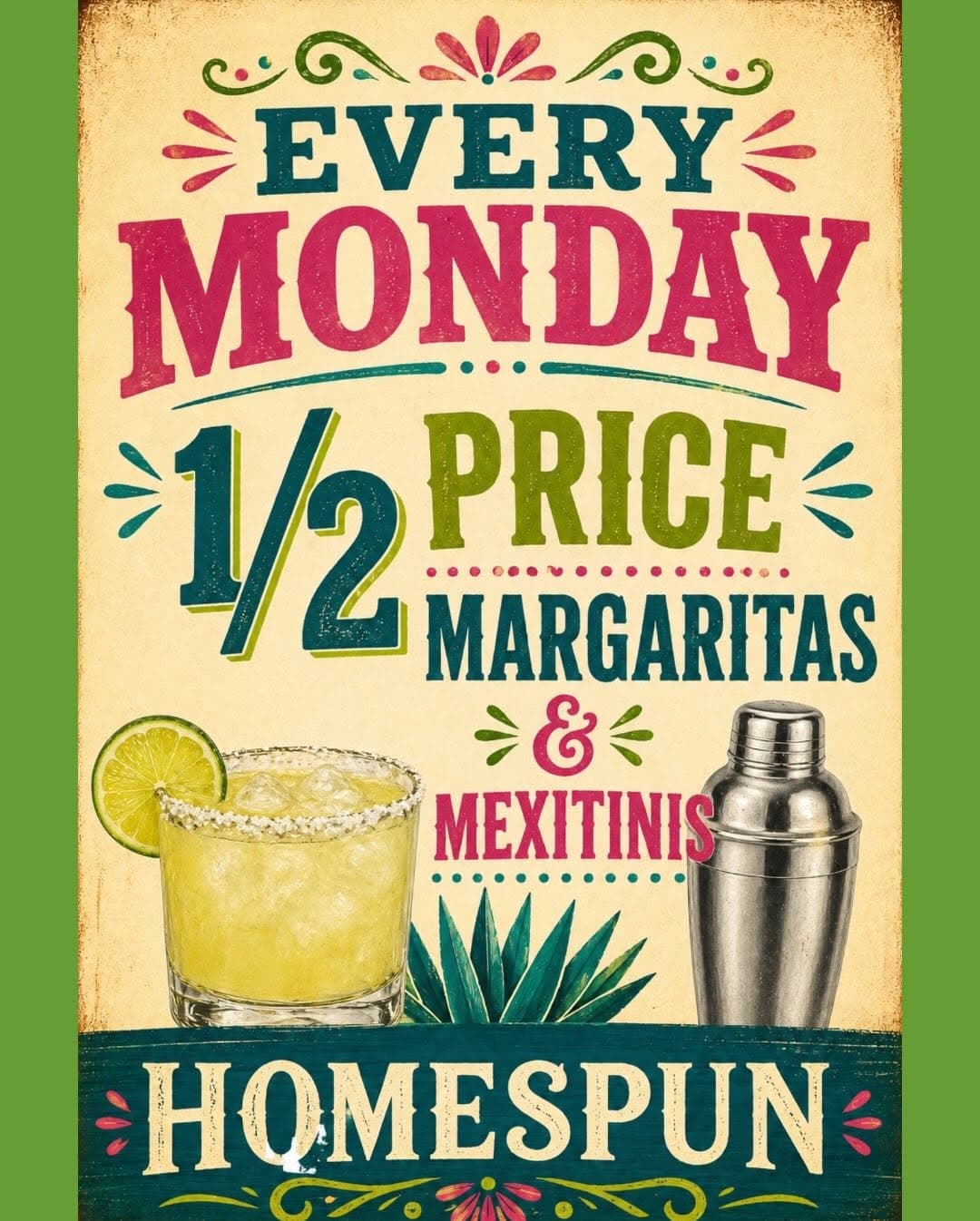 Cinco de Mayo Happy Hour & Karaoke at Homespun Kitchen and Bar — 1 of 2