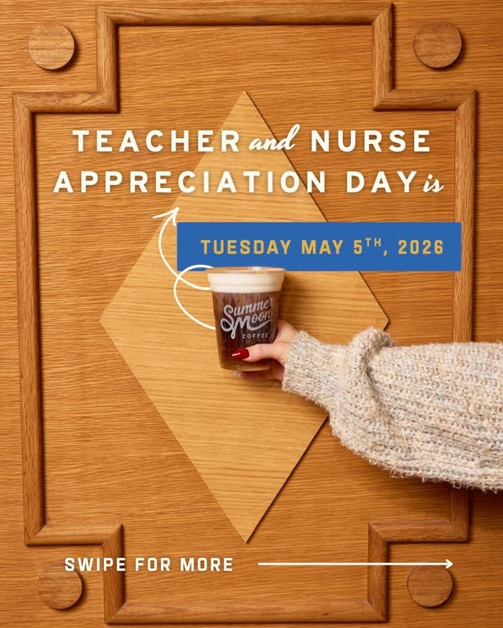 Free Drink for Teachers and Nurses — 1 of 3