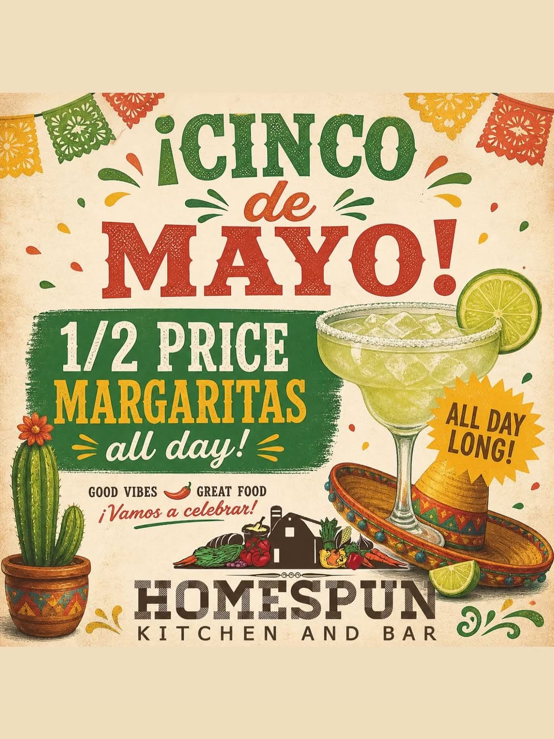 Cinco de Mayo Specials at Homespun Kitchen and Bar — 1 of 3