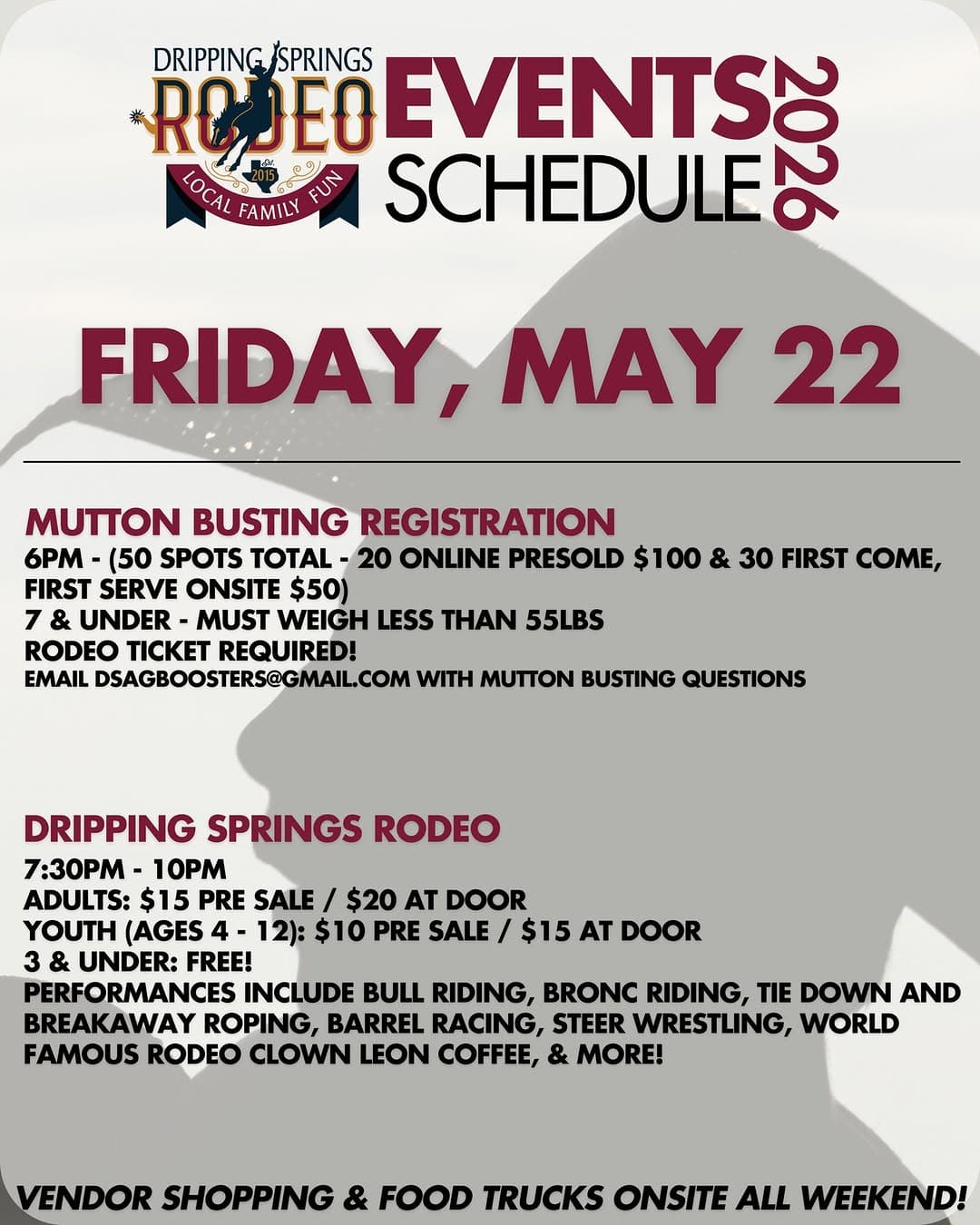 2026 Dripping Springs Rodeo — 1 of 3