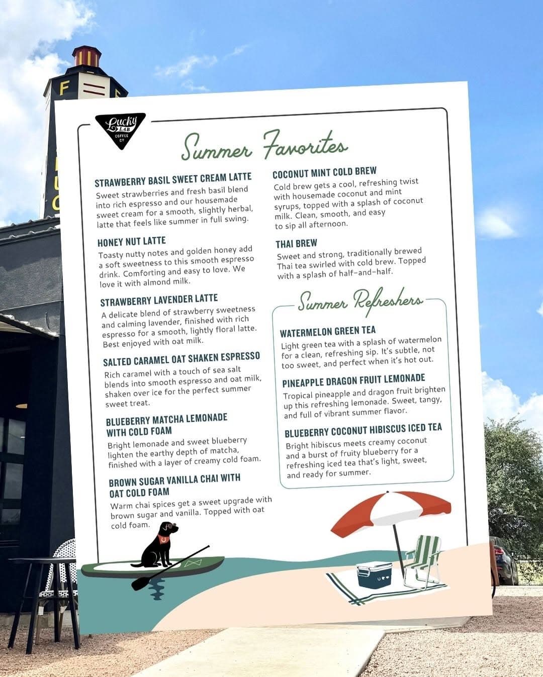 Summer Menu at Lucky Lab Coffee Co. — 1 of 2
