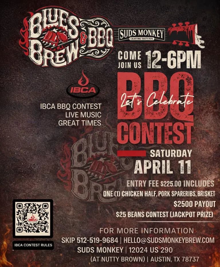 Blues, Brews, & BBQ III — IBCA-Sanctioned Cook-Off at Suds Monkey