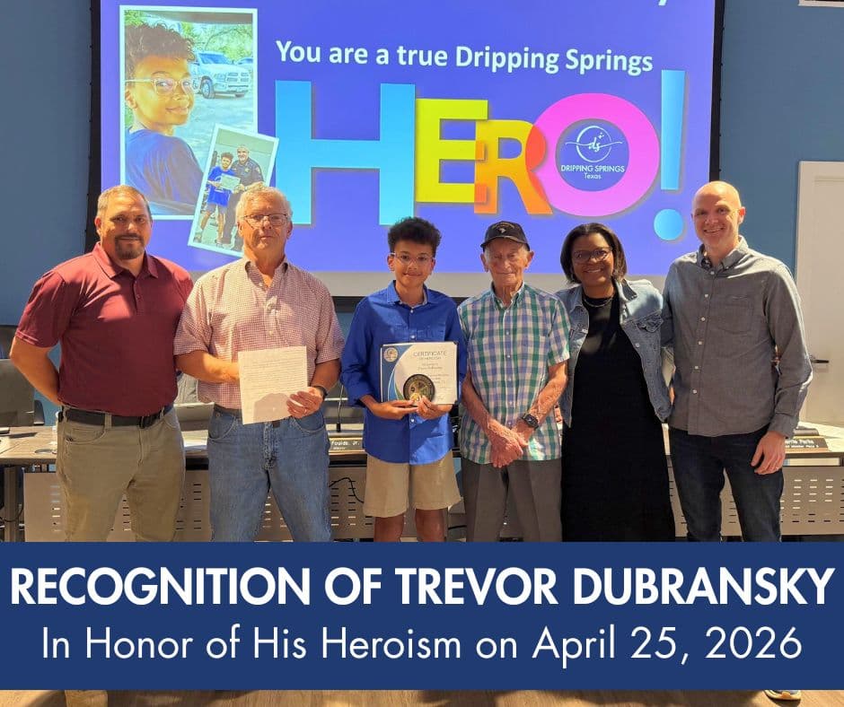 City Council Honors Trevor DuBransky — 1 of 3