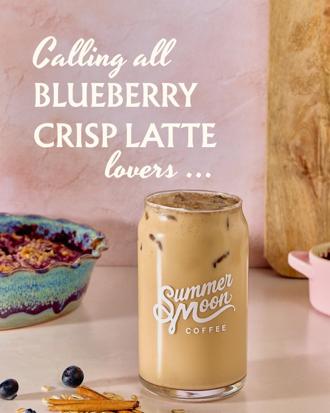 Blueberry Crisp Latte Final Week at Summer Moon Coffee — 1 of 2