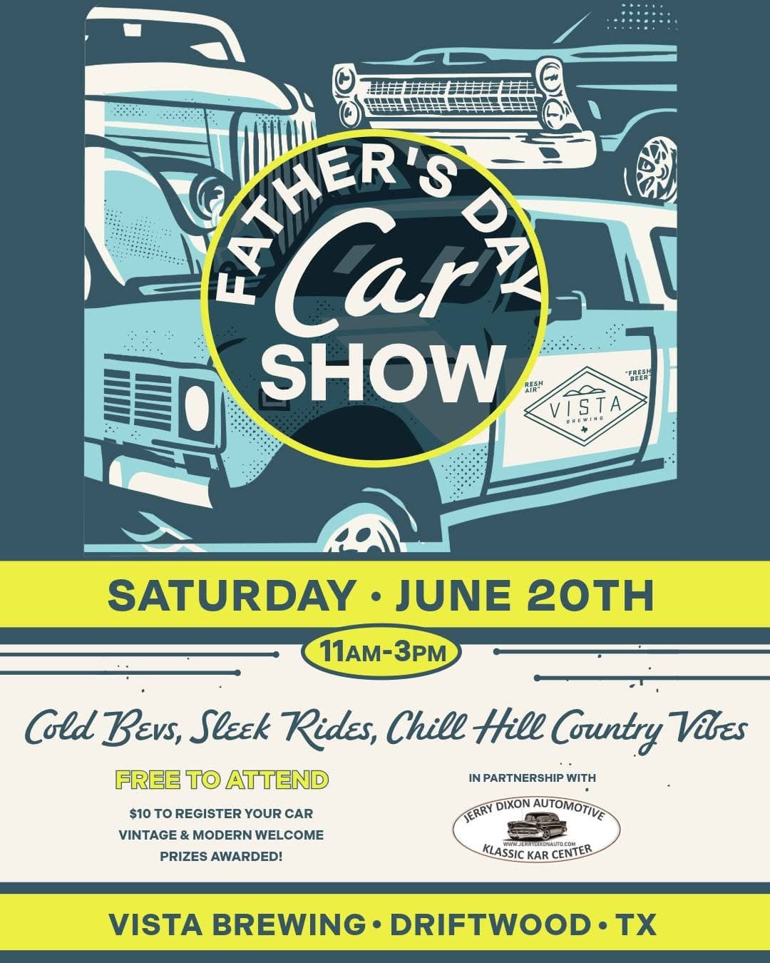 Father's Day Weekend Car Show at Vista Brewing β 1 of 7