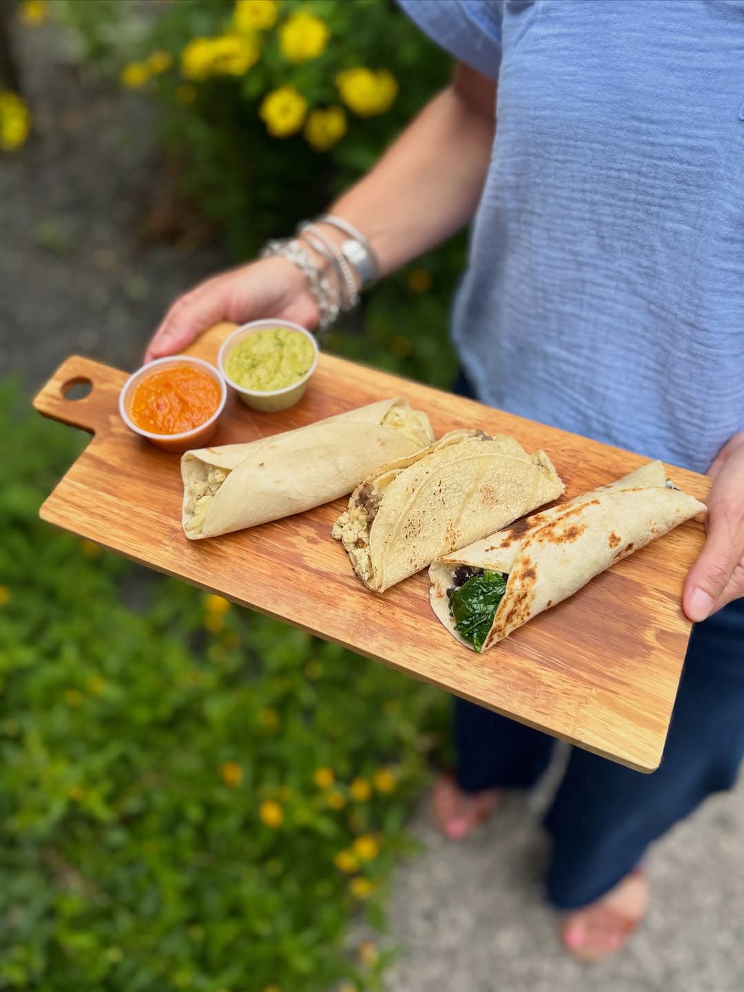 Fresh Breakfast Tacos at Lucky Lab Coffee Co. — 1 of 4